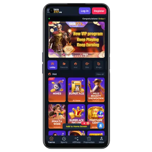 Taya777 Casino Login